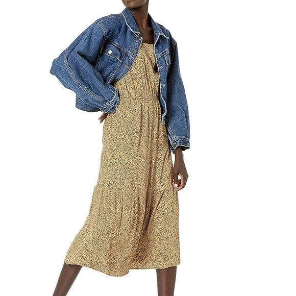 Amazon Essentials tiered Fit and Flare Dress - Picture 1 of 5